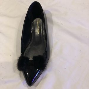 Oscar de La Renta Ballet Flat Shoes, Size 37.5